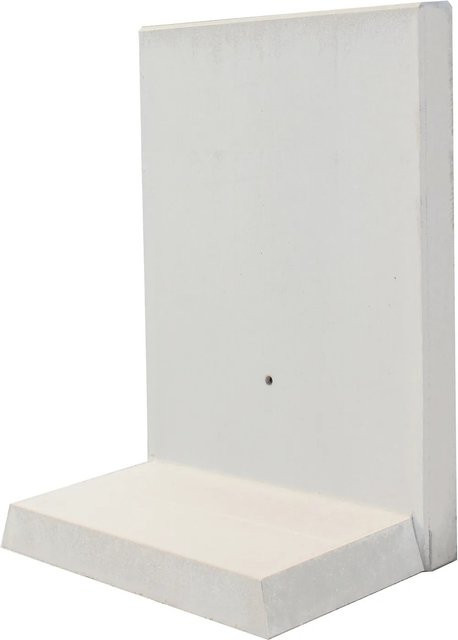Diephaus L-Stein bewehrt Beton Grau B/T/H: 130 x 100 x 70 cm, Tiefe: 12 cm - Bild 1