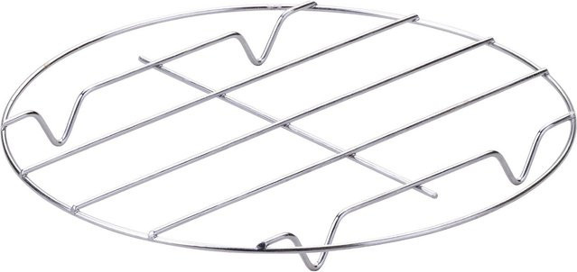 Fackelmann Airfryer-Rost aus Edelstahl in Silber, Durchmesser: 20 cm - Bild 1