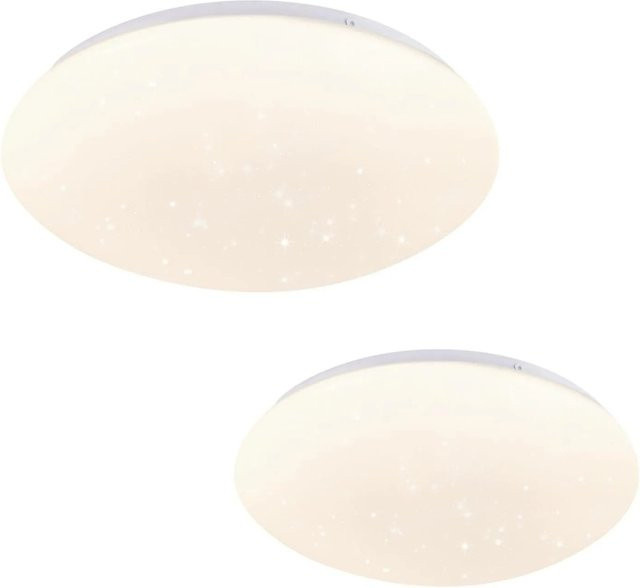 NETTLIFE LED Deckenleuchte aus Metall in Weiß, rund, Durchmesser: 16,5 cm - Bild 1