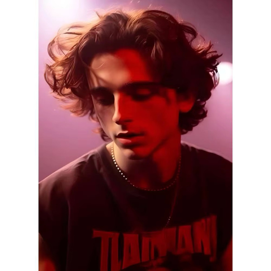 Kayou Timothee Chalamet Poster selbstklebende Wandkunst Dekoration in Mehrfarbig, Rechteckig - Bild 6