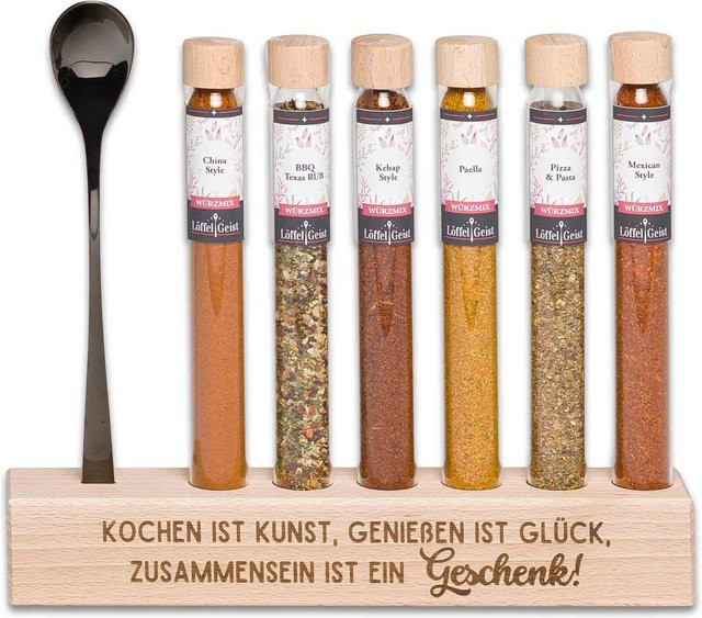 Löffelgeist Gewürzset Kochen ist Kunst 198 g - Bild 1