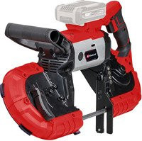 Einhell Power X-Change Akku-Bandsäge TE-MB 18/127 Li-Solo in Rot/Schwarz mit 18V und einer maximalen Schnitttiefe von 115 mm - Bild 1