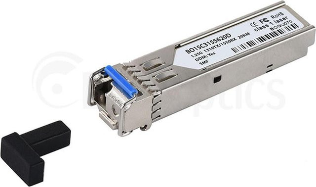 BlueOptics LFP421 Netzwerk-Transceiver-Modul SFP Faseroptik 1250 Mbit/s 1310 nm in Schwarz und Silber - Bild 1