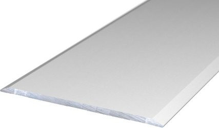 Carl Prinz Übergangsprofil aus Aluminium, silberfarben, selbstklebend, Breite: 80 mm, Höhe: 3 mm - Bild 1