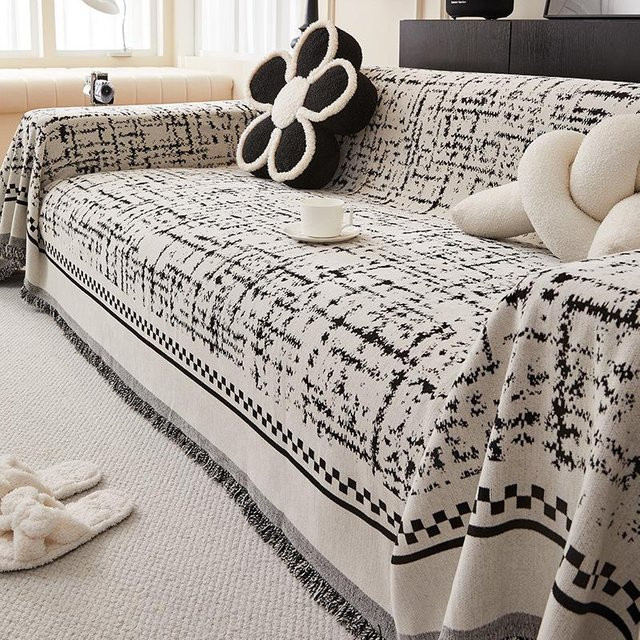 Super Six Chenille Sofabezug, universeller All-inclusive-Schutz gegen Katzenkratzer, B/B: 180 x 130 cm - Bild 1