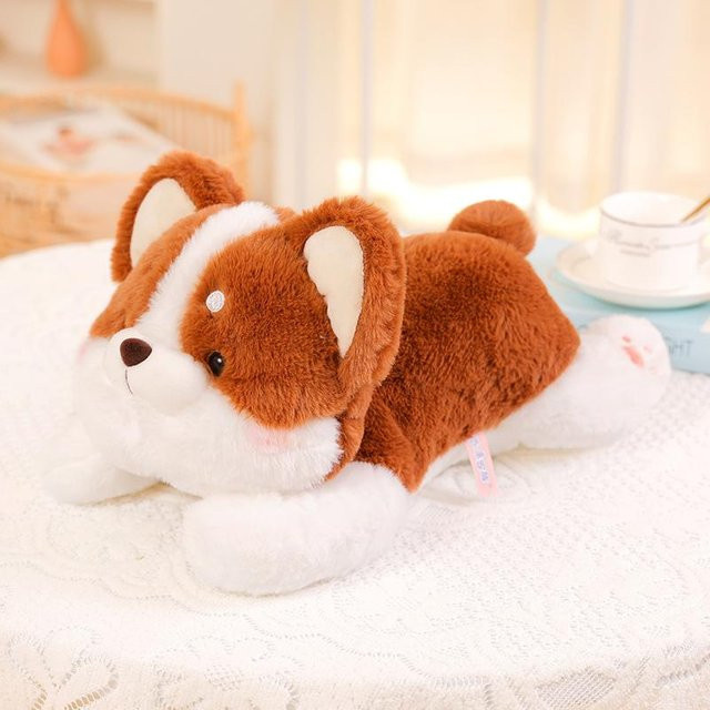 Kidsly Corgi Hund Plüschtier, kaffeebraun, ab 12 Jahre - Bild 1