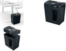 Rexel Aktenvernichter Secure X10 in Schwarz mit Partikelschnitt 4 x 40 mm, 10 Blatt Schnittleistung und 18 Liter Auffangvolumen - Bild 1