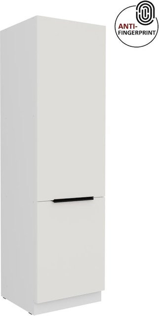 Küchen Hochschrank ARIA Weiß ultra matt Anti Fingerprint mit fünf Böden Breite: 60 cm - Bild 1