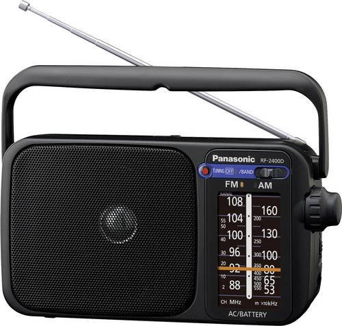 Panasonic RF-2400DEG Kofferradio mit UKW und AM in Schwarz - Bild 1