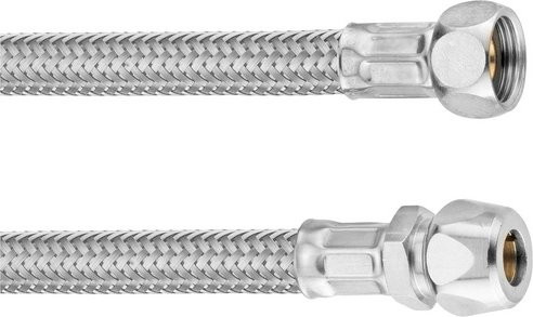 Cornat Verbindungsschlauch aus Edelstahl in Silber mit einer maximalen Belastbarkeit von 10 bar - Bild 1