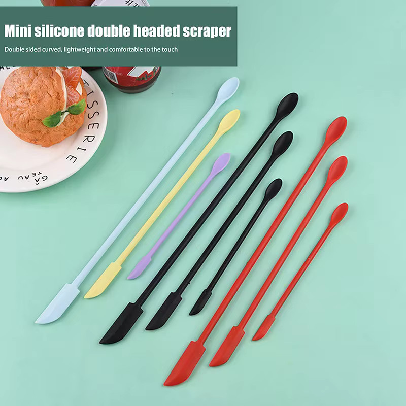 JCSYFAC Silikon Mini Schaber Set, Dreiteilig, Doppelend Spachtel - Bild 2