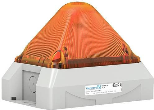 Pfannenberg Signalleuchte LED PY L-M 10-60 DC AM 7035 21553814055 Orange Blitzlicht Dauerlicht Blinklicht 24 V/DC - Bild 1