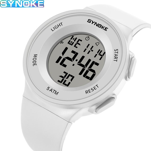 Synoke Digitaluhr, Chronograph, Pink, Damen - Bild 1