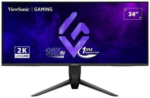 ViewSonic VX3480-2K-PRO LED-Monitor, 34 Zoll, Schwarz, QHD (1440p), 21:9, HDMI, DisplayPort, USB-A, Audio 3,5 mm - Bild 1
