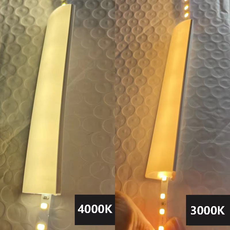 Khelse V-Typ Silikon Neonröhren Seillampe, wasserdichter und flexibler Silikagel Diffusorkanal für Schrank, Treppen und LED-Streifen - Bild 2