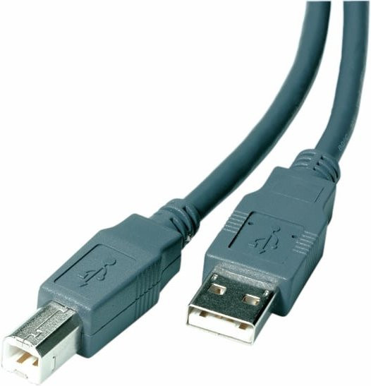Vivanco USB 2.0 Kabel, Farbe: Grau, Länge: 5 m - Bild 1