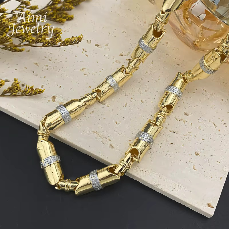 HIPUNK Halskette, 18 Karat vergoldet, Gold, Herren, 60,96 cm - Bild 2