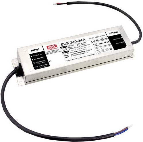 Meanwell ELG-240-54AB-3Y LED-Treiber Konstantspannung 240.3W 50 - 57 V/DC mit 3 in 1 Dimmer Funktion in Silber - Bild 1