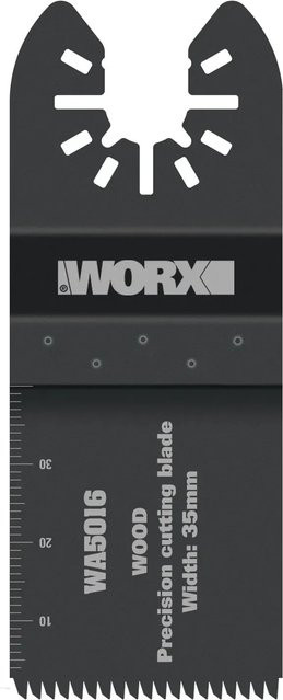 Worx Endcut Precision Sägeblatt WA5016 für Stichsägen zum Schneiden von Holz und Kunststoff in Rot und Schwarz - Bild 1