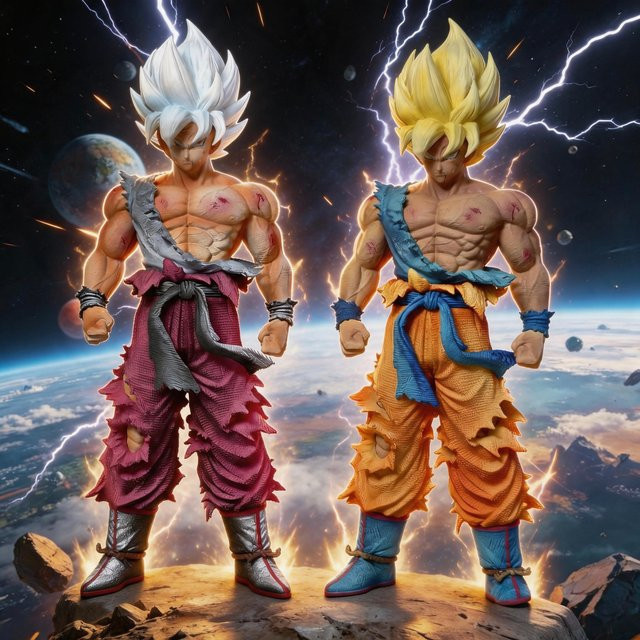 Dragon Ball Goku Actionfiguren, PVC-Statue, 28 cm - Bild 1