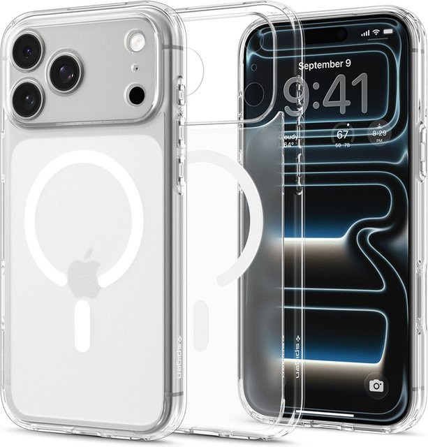 Spigen Ultra Hybrid MagSafe Schutzhülle für Apple iPhone 18 Pro und iPhone 17 Pro in Satinweiß - Bild 1