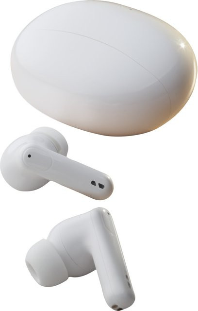 TRONIC Bluetooth In-Ear-Kopfhörer in Weiß mit USB-A und USB-C Anschluss - Bild 1