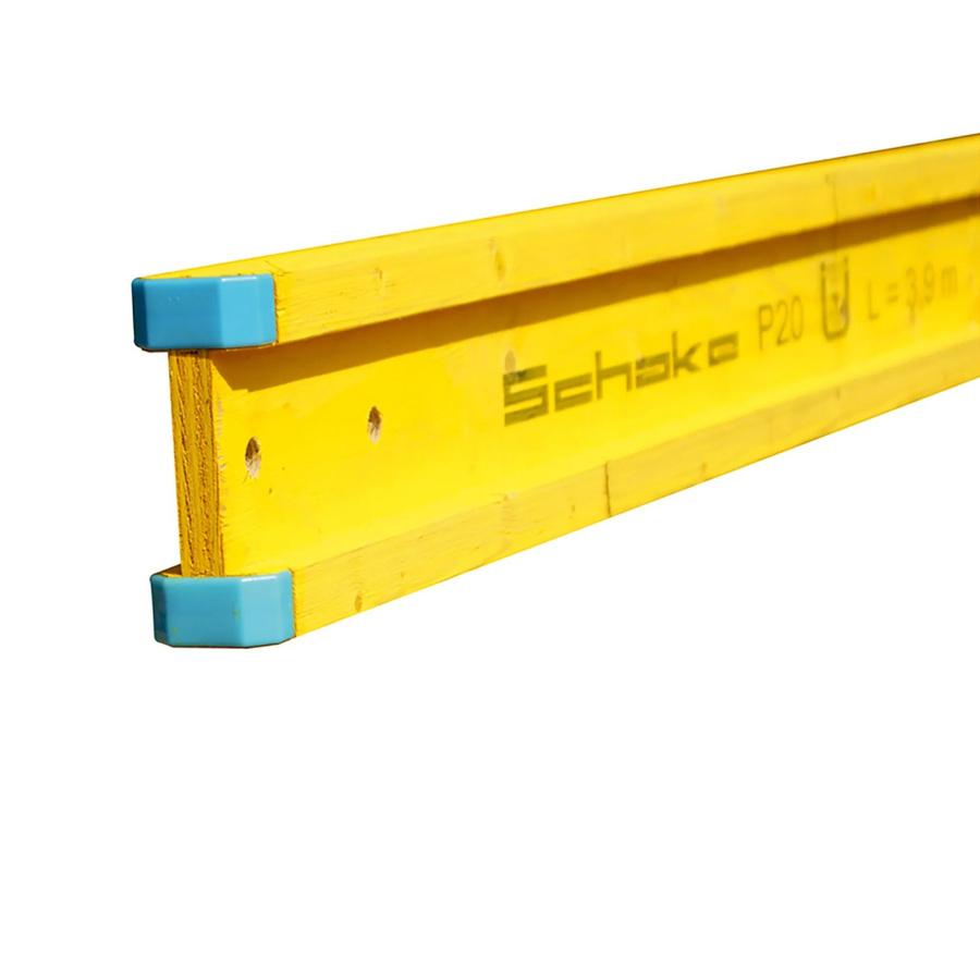 Schake H20 Holzschalungsträger mit Endkappen aus Fichtenholz in Braun, Breite: 20 cm, Höhe: 20 cm, Länge: 590 cm - Bild 1