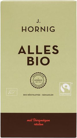 J. Hornig, Bio-Röstkaffee, gemahlen, 500 g - Bild 1