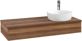 V&B Waschtischunterschrank Antao mit Beleuchtung, Farbe: Weiß, B/T/H: 120 x 50 x 19 cm - Bild 1