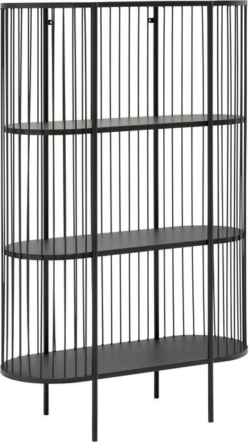 Mömax Regal Tiago in Schwarz im Industrial Design aus Metall, B/T/H: 80 x 34 x 125 cm - Bild 1