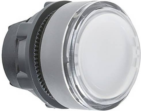 Schneider Electric ZB5AA18C0 Drucktaster-Frontelement aus Kunststoff in Weiß und Grau - Bild 1