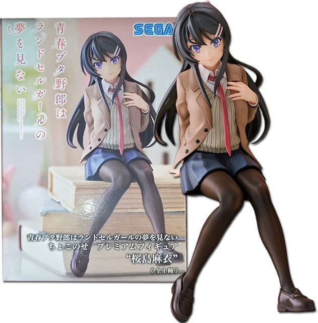 Bandai Anime-Figur Sakurajima Mai aus Dont Play with Gals, PVC Actionfigur, Höhe: 14 cm - Bild 1