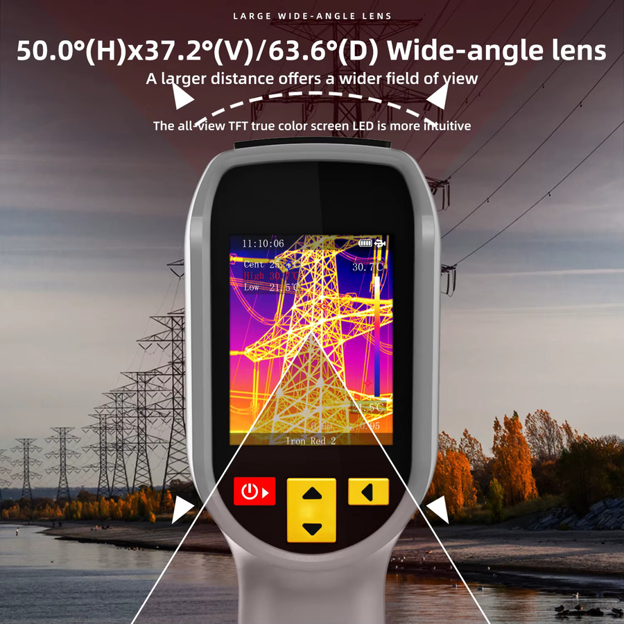 BSIDE Wärmebildkamera als tragbares Handgerät mit HD-Display und 240 x 320 IR-Auflösung für die elektrische Inspektion - Bild 5