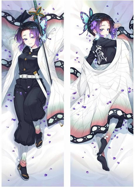 DIANASORZA Home Anime Demon Slayer Dakimakura Körperkissenbezug mit 3D-Druck, zweiseitig, Multicolor, B/H: 60 x 180 cm - Bild 1
