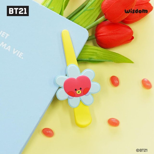 BTS BT21 minini Haarspange Happy Flower, Kinder - Bild 1