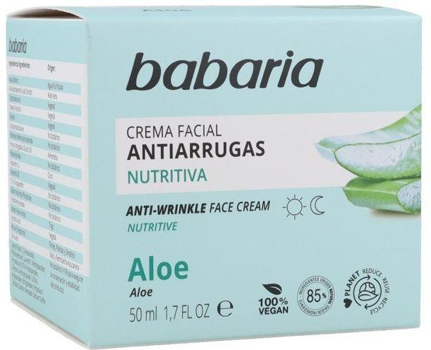 Babaria Gesichtscreme mit Aloe Vera und Vitamin C, 50 ml, Normale Haut - Bild 1