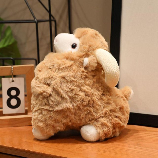Binchi Fitness Simulationsschaf, Plüschtier, beige, ab 14 Jahren - Bild 1