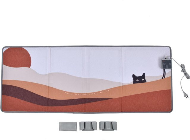 Tragbarer Aimo Ventilator-Heizlüfter mit Thermostat in Multicolour und M-Form für den Schreibtisch - Bild 1