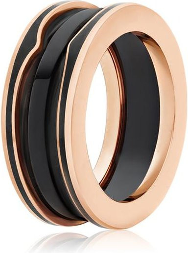 Allbestart Ringe, 925 Silber, vergoldet, Keramik, Unisex - Bild 1