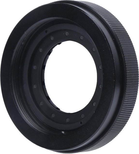 KONNWEI Kameraobjektivadapter M42 auf M42 mit einstellbarer Metall-Irisblende 1,5–26 mm in Schwarz - Bild 1