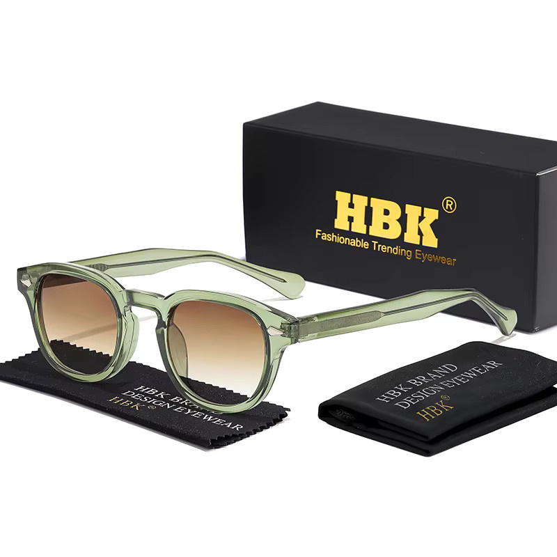 HBK Sonnenbrille, Vollrand, rund, Kunststoff, Unisex - Bild 1