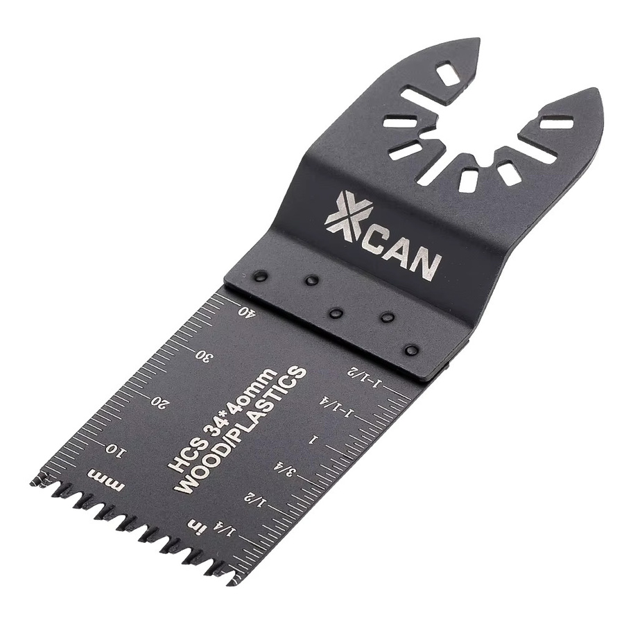 XCAN Oszillierende Sägeblätter zum Schnellwechseln für Multitools zum Schneiden von Holz und Metall, Durchmesser: 34 mm - Bild 7