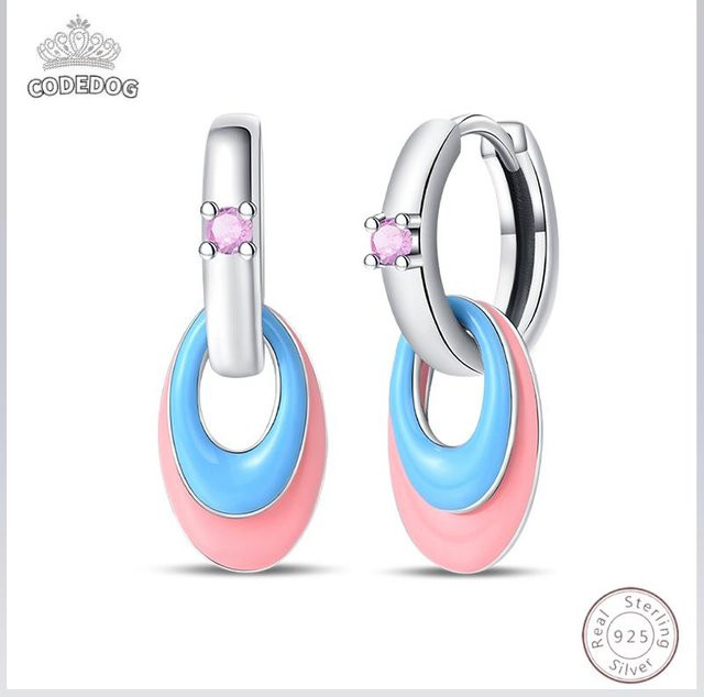 Qikaola Ohrringe 925 Silber, Zirkonia, Damen - Bild 1