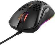 Deltaco DM210 Gaming-Maus in Schwarz mit 6400 DPI, 7 Tasten und RGB-Beleuchtung via USB Typ-A - Bild 1