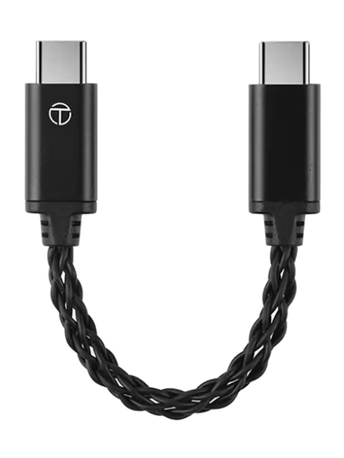 TRN Typ-C zu Typ-C DAC-Verstärker-Upgrade-Kabel HiFi-Adapter mit 8-adrigem versilbertem Kabel in Schwarz und Silber für TRN TE PRO und USB-C Geräte - Bild 6