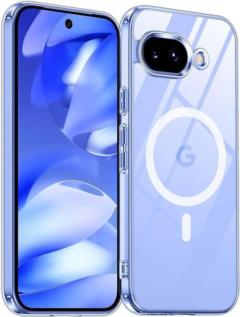 Stoßfeste transparente Schutzhülle mit magnetischem kabellosem Ladecase für Google Pixel 9A, 10A, 10, 10 Pro und 10 Pro XL 5G - Bild 1