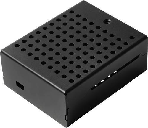 TRU COMPONENTS TC-UNOQM Aluminiumgehäuse für Arduino UNO Q in Schwarz - Bild 1