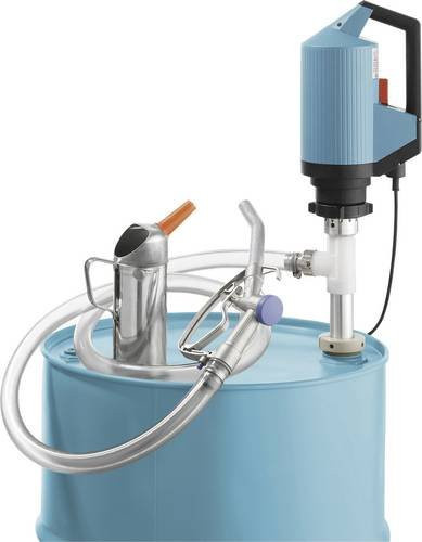 Grün Pumpen WS1 Fasspumpe mit 100 l/min Förderleistung und 10m Förderhöhe - Bild 1