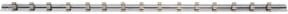 BGS Aufsteckschiene aus Metall mit 15 Clips in Silber, 6,3 mm - Bild 1