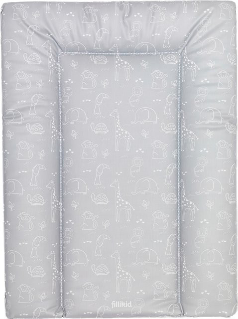 Fillikid Wickelauflage Softy für Babys, Grau, B/T: 50 x 70 cm - Bild 1
